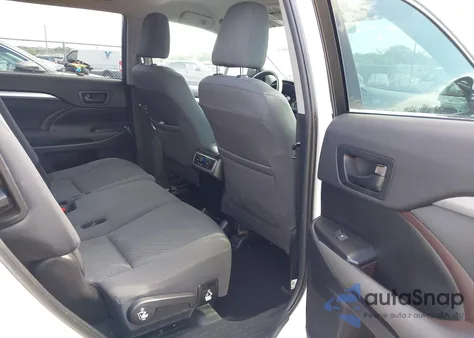 2019 Toyota Highlander Le из США, поврежденный, VIN 5TDBZRFH6KS727207